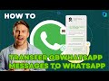 How to Transfer GBWhatsApp Messages to WhatsApp