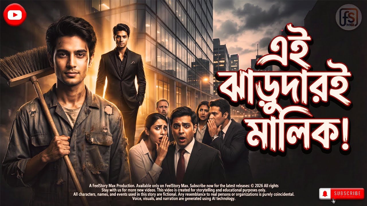 ঝাড়ুদারের বেশে অফিসে ঢুকেছিল মালিক! অপমানের শেষে বদলে গেল সবার ভাগ্য | Emotional Story