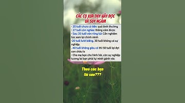 Các cụ xưa dạy hãy đọc và suy ngẫm #caunoihay #trietlysong #danhngon