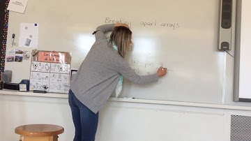 Breaking Apart Arrays