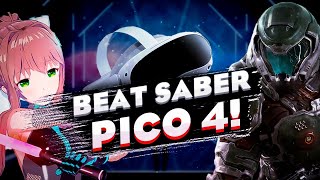 [PICO]🔥BeatSaber на Pico neo 3 и Pico 4 с модами и загрузкой кастомов напрямую из игры!)