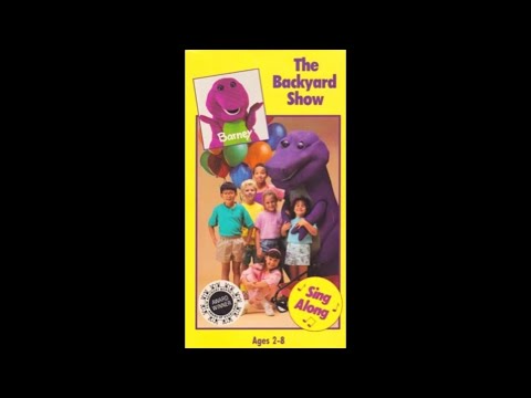 Barney & The Backyard Gang: The Backyard Show (1998 Lyrick Studios VHS)