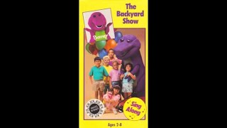 Barney & The Backyard Gang: The Backyard Show (1998 Lyrick Studios VHS)