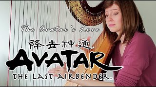 Video thumbnail of "Avatar: The Last Airbender: The Avatar's Love (Harp Cover) + Pedal Harp Sheet Music"