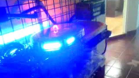 Code 3 Frontier mini bar with Hide-A-Blast on top