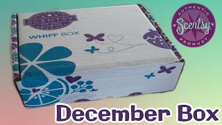 Scentsy Whiff Box - December 2021 Unboxing!