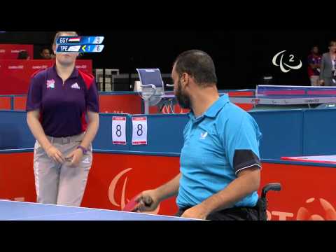 Table Tennis - TPE versus EGY - Men's Singles - Class 5 Group C - London 2012 Paralympic Games