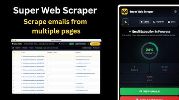 How to extract emails from multiple web pages in one-click?