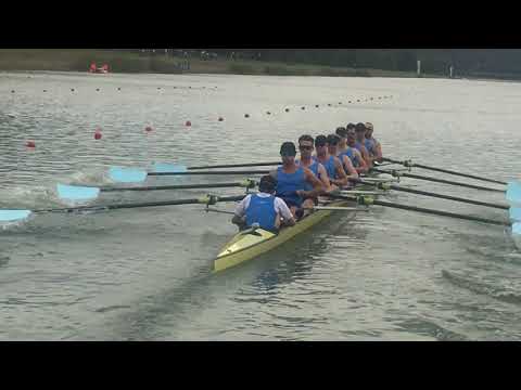 NSW Mens Kings Cup VIII At The Start At The Australian Rowing Championships Filmed By Pontoon Sports