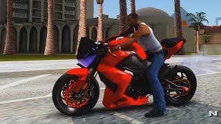Kawasaki z250 red edition - GTA San Andreas 1440p / 2,7K _REVIEW
