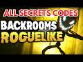ALL SECRETS CODES BACKROOMS ROGUELIKE MAP FORTNITE CREATIVE giovauefn NEW UPDATE BACKROOMS