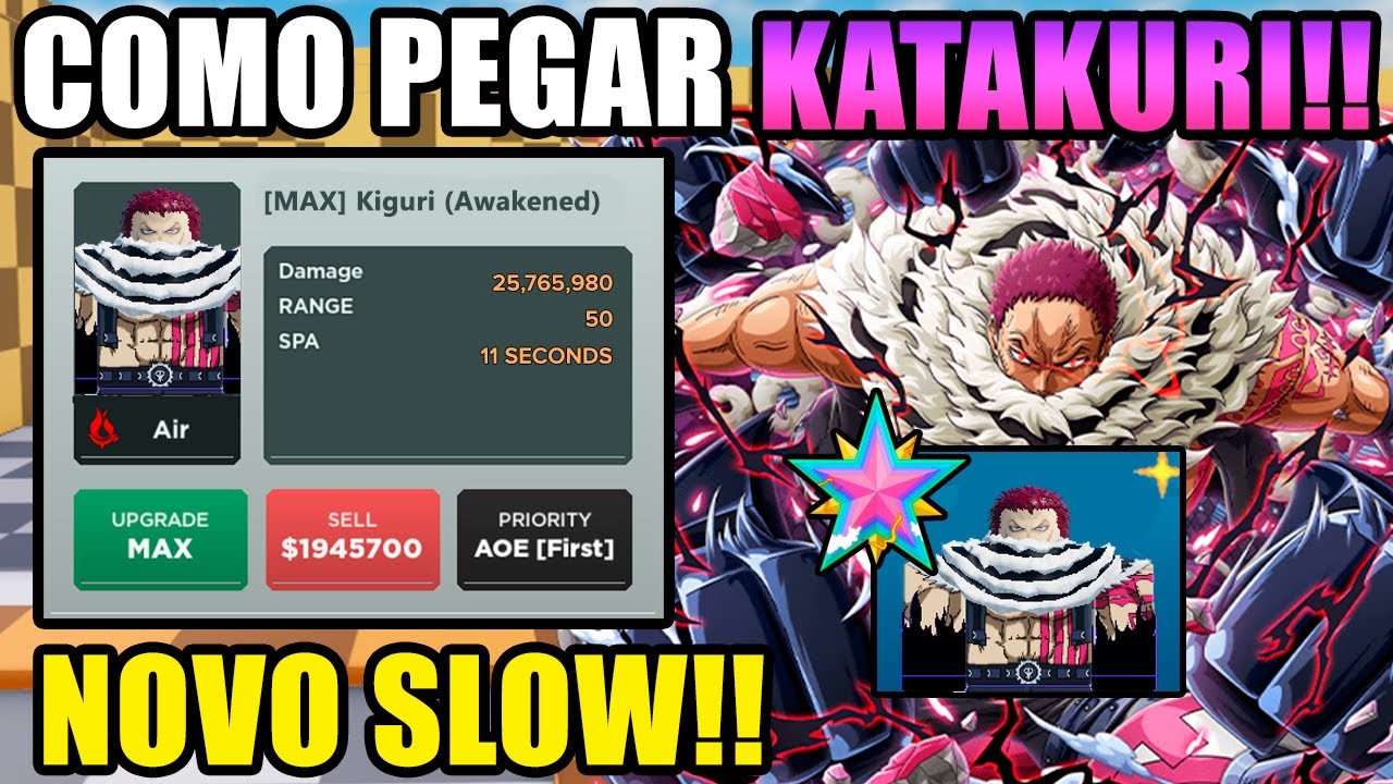 Como Pegar O Novo KATAKURI 7 Estrelas All Star Tower Defense!!! 