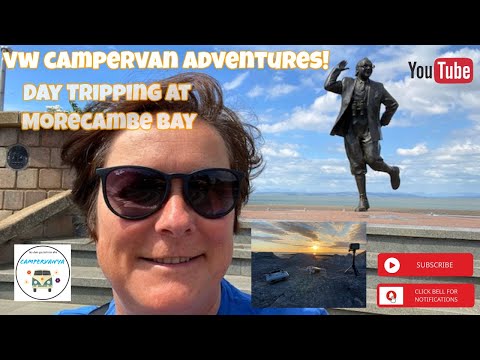 Solo Female VW Camper Van Adventures UK - Morecambe Bay Day Trip & SUNSET DRONE FLIGHT