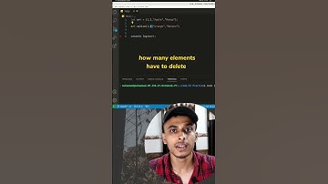 splice method in javascript #shorts #coding  🙀🔥