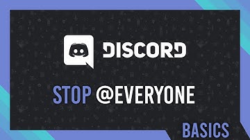 How to Stop @everyone and @ notifications in Discord | Full Guide