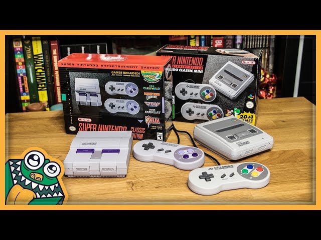 Nintendo SNES and NES Classic Mini Console Bundle