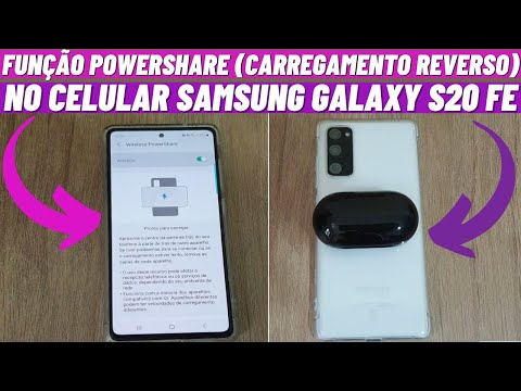 COMO ATIVAR E USAR A FUNÇÃO POWERSHARE (CARREGAMENTO REVERSO) NO CELULAR SAMSUNG GALAXY S20 FE