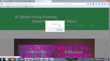 An Efficient Privacy Preserving Ranked Keyword Search Method | 1 Crore Projects