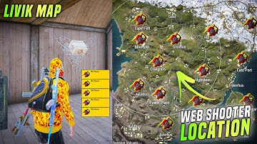 All Web Shooter Location in Livik Map | Spider Man Mode All Web Shooter Location in Livik Map