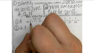 12 1 12 3 Series and Summation Notation Day 4 Video Lesson