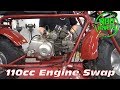 Coleman Mini Bike 110cc Engine Swap ~ Mini Bike Monday