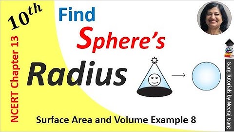 A cone of height 24 cm and radius of base 6 cm is made up of | Ch 13 Maths Class 10 Example 8