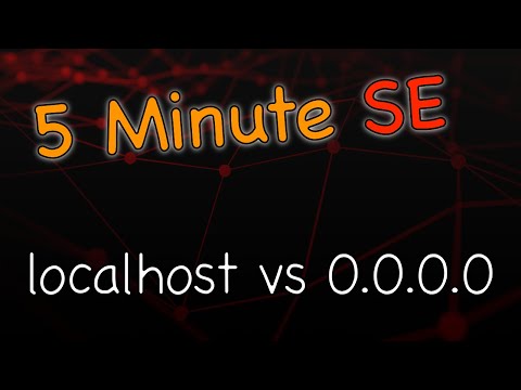 Learn in 5 minutes: What is Localhost and 0.0.0.0?