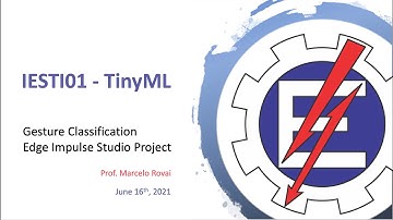 IESTI01 TinyML Class 16 - Gesture Classification (EI Studio Project)