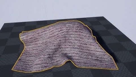 UE4.26 short tutorials: Ткань с рабочей коллизией. Cloth simulation with working collision