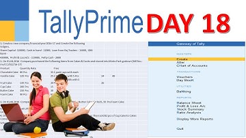 Tally Prime Day 18