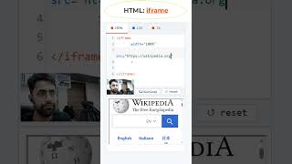 Embed website in iframe with CSS #coding #htmltutorial #csstutorial