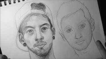 Drawing Tyler and Josh from Twenty One Pilots TOP speedpaint