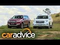 2019 Ford Everest/Endeavour Titanium v Toyota Prado VX off road comparison review