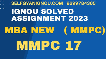 mmpc 17 solved assignment 2023 download mba 4th semester ignou.