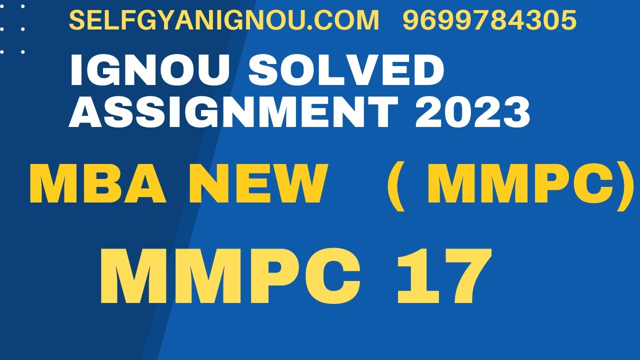 mmpc 17 solved assignment 2023 download mba 4th semester ignou.