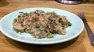 Гречка с грибами и луком (Гречотто) Постное блюдо Гречка с грибами и луком (Гречотто) Постное блюдо