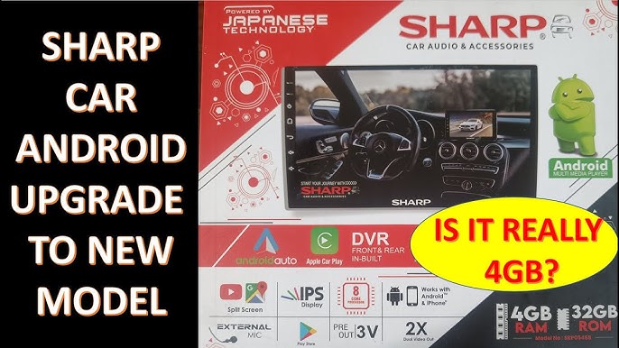 Unboxing Sharp 10inch Car android stereo, 32GB ROM