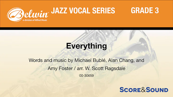 Everything arr. W. Scott Ragsdale - Score & Sound