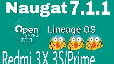 Lineage os 14.1 for Redmi 3X,3S/Prime