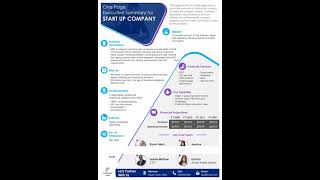 One Page Executive Summary For Start Up Company Presentation Report Infographic Ppt Pdf Document