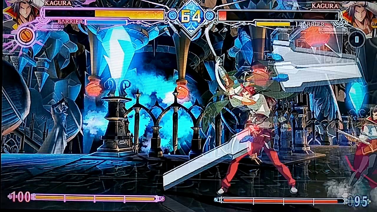 Blazblue Central Fiction Kagura vs Kagura (In Memory of Keiji Fujiwara