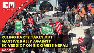 'Nepalis in Sikkim not foreigners': Massive protest in Gangtok against Supreme Court verdict screenshot 1