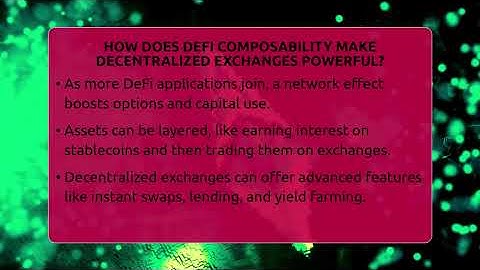 How Does DeFi Composability Make Decentralized Exchanges Powerful? - CryptoBasics360.com