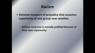 Theories of Prejudice