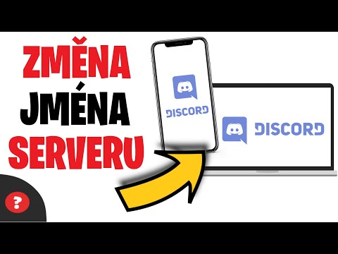 Jak ZMĚNIT JMÉNO SERVERU | Návod | PC – Mobil / Discord