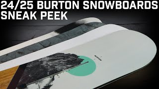 Sneak Peek Of The 24/25 Lineup Of Burton Snowboards