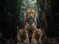 Brave Tiger Protects His Cubs | Emotional Wildlife Family Story ❤️#wildlife #wildanimals