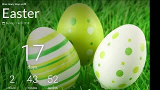 How Many Days Till Easter