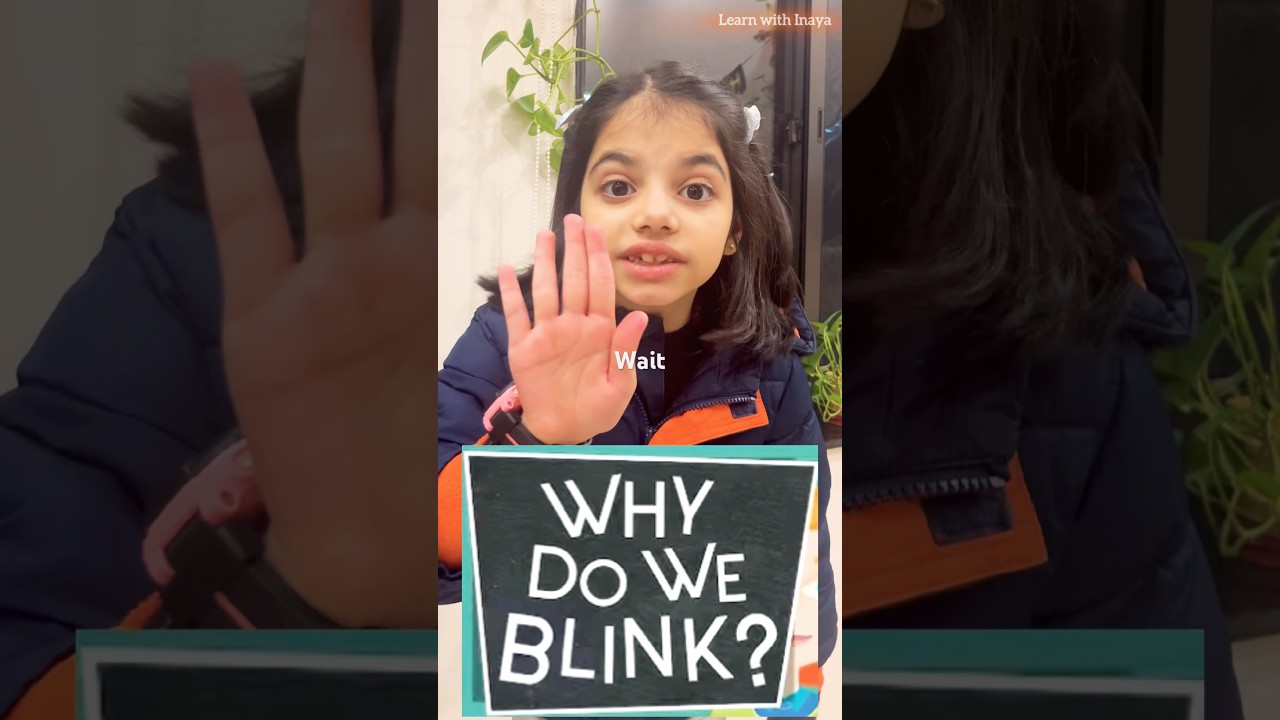 Why do we blink? 👁️ 