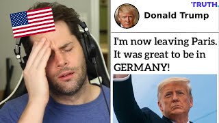 American Reacts to "The World According to Trump"